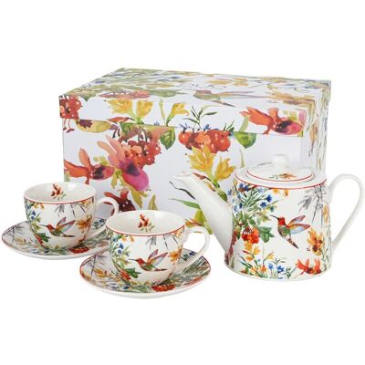 DUO Porcelanowy Zestaw Do Herbaty Linnea - Klasyczny Styl DUO Porcelanowy Zestaw Do Herbaty Linnea - Klasyczny Styl