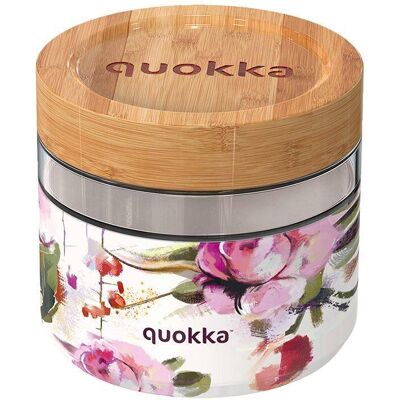 Quokka Deli Food Jar - Pojemnik Szklany Na Żywność / Lunchbox 820 Ml (Dark Flowers) Quokka Deli Food Jar - Pojemnik Szklany Na Żywność / Lunchbox 820 Ml (Dark Flowers)