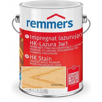 Remmers Impregnat Hk-Lazura 3w1 Bezbarwny 20l Remmers Impregnat Hk-Lazura 3w1 Bezbarwny 20l