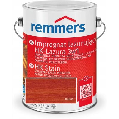 Remmers Impregnat Hk-Lazura 3w1 Mahoń 2,5l Remmers Impregnat Hk-Lazura 3w1 Mahoń 2,5l