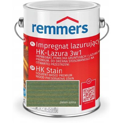 Remmers Impregnat Hk-Lazura 3w1 Zieleń Solna 20l Remmers Impregnat Hk-Lazura 3w1 Zieleń Solna 20l