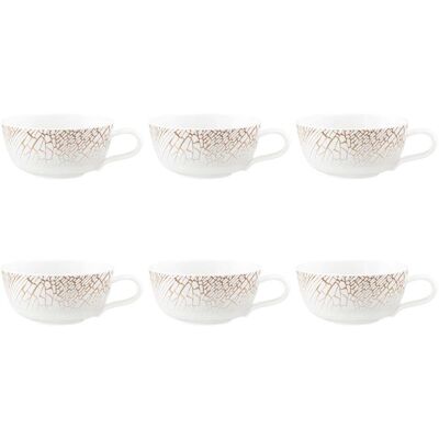 Seltmann Weiden - Zestaw 6 Filiżanek Do Herbaty 280ml Liberty Krakelee Seltmann Weiden - Zestaw 6 Filiżanek Do Herbaty 280ml Liberty Krakelee