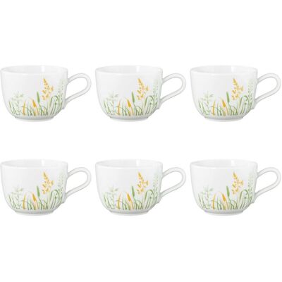 Seltmann Weiden - Zestaw 6 Filiżanek Do Kawy 260ml Meadow Grasses Green Seltmann Weiden - Zestaw 6 Filiżanek Do Kawy 260ml Meadow Grasses Green