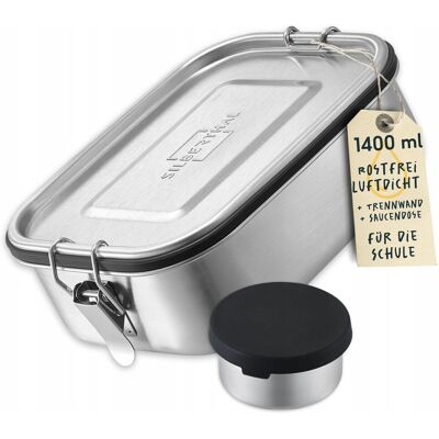 Inny producent SILBERTHAL Pojemnik Na Lunch Stalowy 1400ml Dla Dorosłych Inny producent SILBERTHAL Pojemnik Na Lunch Stalowy 1400ml Dla Dorosłych