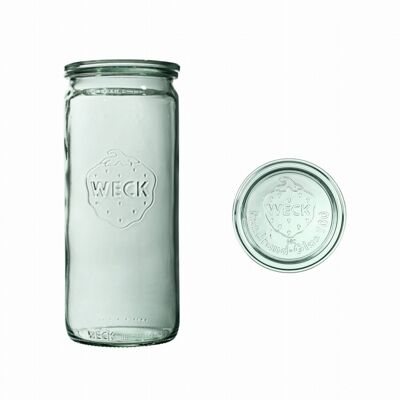 Inny producent Słoik cylindryczny 1590 ml z pokrywką - op. 6 szt WECK Inny producent Słoik cylindryczny 1590 ml z pokrywką - op. 6 szt WECK
