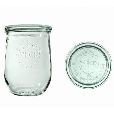 Inny producent Słoik Tulip 1062 ml z pokrywką - op. 6 szt WECK Inny producent Słoik Tulip 1062 ml z pokrywką - op. 6 szt WECK