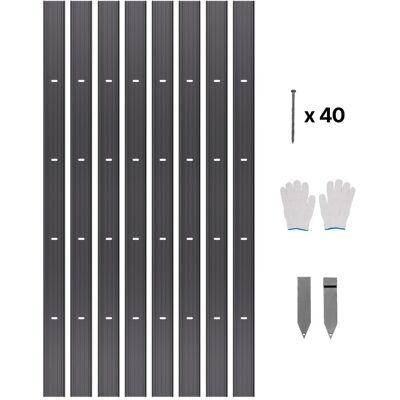 Solidne Aluminiowe Obrzeże Ogrodowe Vevor 8 Opakowań 183 Cm Zestaw Premium Solidne Aluminiowe Obrzeże Ogrodowe Vevor 8 Opakowań 183 Cm Zestaw Premium