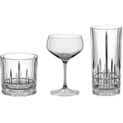 Spiegelau Perfect Serve Zestaw Do Drinków, Szklanki, Kieliszek 3 Szt. Spiegelau Perfect Serve Zestaw Do Drinków, Szklanki, Kieliszek 3 Szt.