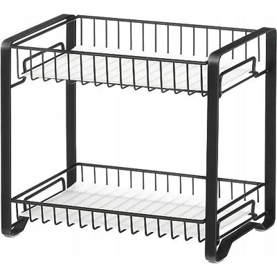 Inny producent STOJAK NA PRZYPRAWY REGAŁ ORGANIZER METALOWY 2 POZ Inny producent STOJAK NA PRZYPRAWY REGAŁ ORGANIZER METALOWY 2 POZ