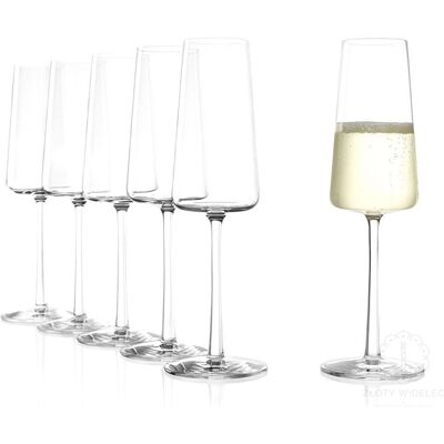 Stolzle Lausitz Power kieliszki do szampana 238ml 6szt Stolzle Lausitz Power kieliszki do szampana 238ml 6szt