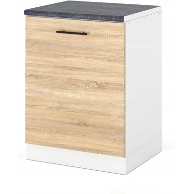 Concordia SZAFKA KUCHENNA DOLNA STOJĄCA Z KOSZEM CARGO DĄB SONOMA 60CM Concordia SZAFKA KUCHENNA DOLNA STOJĄCA Z KOSZEM CARGO DĄB SONOMA 60CM