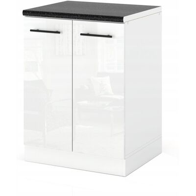 Concordia Szafka Kuchenna Stojąca Dolna 60cm Biała Biały Połysk Modułowa Do Kuchni Concordia Szafka Kuchenna Stojąca Dolna 60cm Biała Biały Połysk Modułowa Do Kuchni