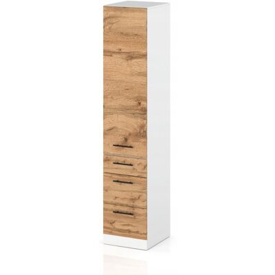 Concordia Szafka Kuchenna Stojąca Słupek Kuchenny Dolna 3 Szuflady Dąb Wotan 40cm Concordia Szafka Kuchenna Stojąca Słupek Kuchenny Dolna 3 Szuflady Dąb Wotan 40cm