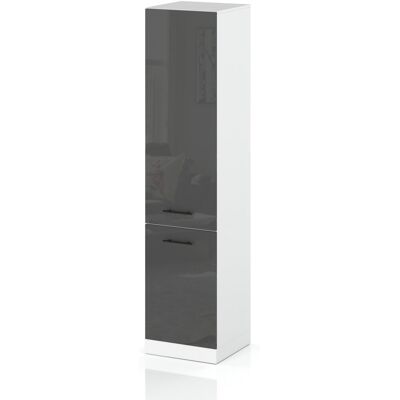 Concordia SZAFKA KUCHENNA STOJĄCA SŁUPEK KUCHENNY DOLNA KOSZ CARGO SZARY POŁYSK 50CM Concordia SZAFKA KUCHENNA STOJĄCA SŁUPEK KUCHENNY DOLNA KOSZ CARGO SZARY POŁYSK 50CM
