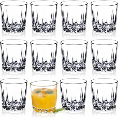 Kadax Przezroczyste Szklanki 300ml - Zestaw 12 sztuk Kadax Przezroczyste Szklanki 300ml - Zestaw 12 sztuk