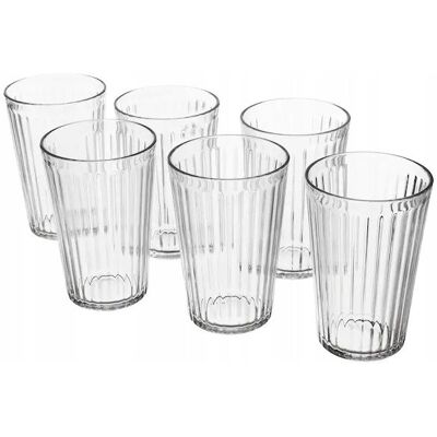 Ikea SZKLANKA ZESTAW SZKLANEK 6 SZTUK SZKŁO 430 ML Ikea SZKLANKA ZESTAW SZKLANEK 6 SZTUK SZKŁO 430 ML