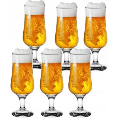 GLASMARK Szklanki na nóżce 330ml zestaw kieliszków koktajlowych 6 szt pokale GLASMARK Szklanki na nóżce 330ml zestaw kieliszków koktajlowych 6 szt pokale