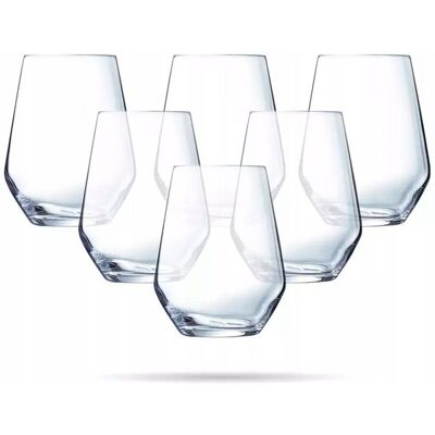 Arcoroc Szklanki uniwersalne do wody napojów VINA JULIETTE 400ml 6 szt. Hendi Arcoroc Szklanki uniwersalne do wody napojów VINA JULIETTE 400ml 6 szt. Hendi