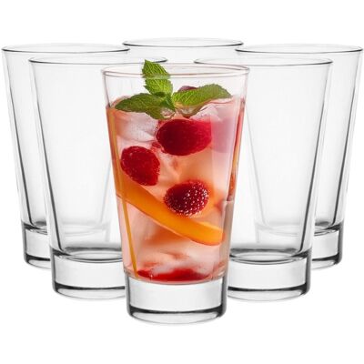Szklanki Wysokie Glasmark Krosno Zestaw 6Szt Drinków Koktajli Soków 300Ml Szklanki Wysokie Glasmark Krosno Zestaw 6Szt Drinków Koktajli Soków 300Ml