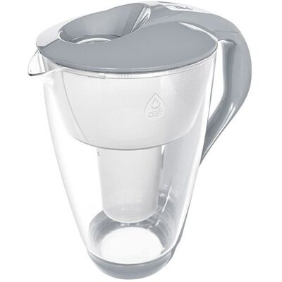 Szklany Dzbanek Filtrujący Dafi Crystal Led 2 L Stalowy + 3 Filtry Classic Szklany Dzbanek Filtrujący Dafi Crystal Led 2 L Stalowy + 3 Filtry Classic