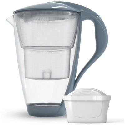 Szklany dzbanek filtrujący Dafi CRYSTAL stalowy 2L + 1 filtr Unimax Szklany dzbanek filtrujący Dafi CRYSTAL stalowy 2L + 1 filtr Unimax