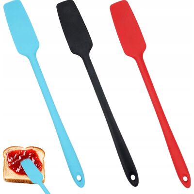 Inny producent SZPATUŁKI 3 SZTUKI 28 CM SILIKONOWE ŻAROODPORNE BEZSZWOWE DO PIECZENIA Inny producent SZPATUŁKI 3 SZTUKI 28 CM SILIKONOWE ŻAROODPORNE BEZSZWOWE DO PIECZENIA