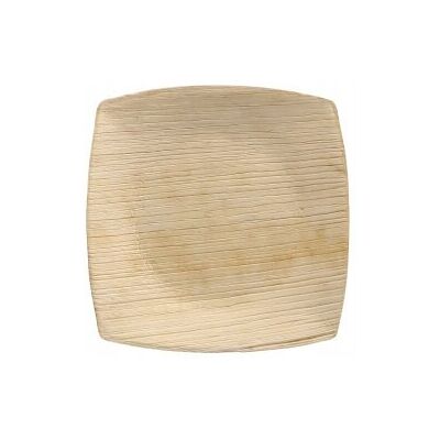Talerz z liści palmy PAPSTAR QUADRATO - 10x10cm - Jednorazowy Talerz z liści palmy PAPSTAR QUADRATO - 10x10cm - Jednorazowy