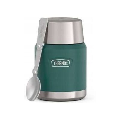 Thermos Termos Na Jedzenie Z Składaną Łyżką I Kubkiem 470ml Thermos Termos Na Jedzenie Z Składaną Łyżką I Kubkiem 470ml