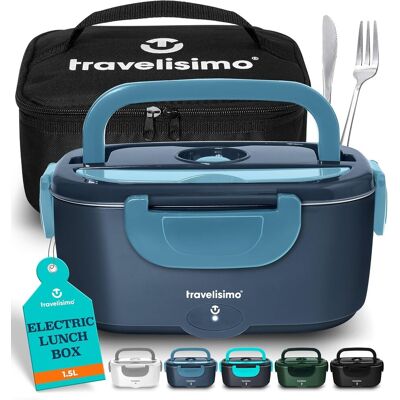 Inny producent Travelisimo Elektryczny Pojemnik Na Lunch 1,5l Z Stali Nierdzewnej Inny producent Travelisimo Elektryczny Pojemnik Na Lunch 1,5l Z Stali Nierdzewnej
