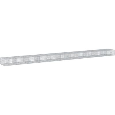 vidaXL Galwanizowana żelazna gabionowa kosz 1100x100x50 cm - Typ gabionu vidaXL Galwanizowana żelazna gabionowa kosz 1100x100x50 cm - Typ gabionu