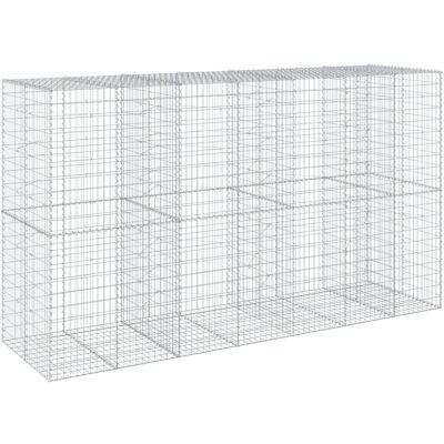 vidaXL Galwanizowana Żelazna Gabionowa Kosz 350x100x200cm - Typ Gabionu vidaXL Galwanizowana Żelazna Gabionowa Kosz 350x100x200cm - Typ Gabionu