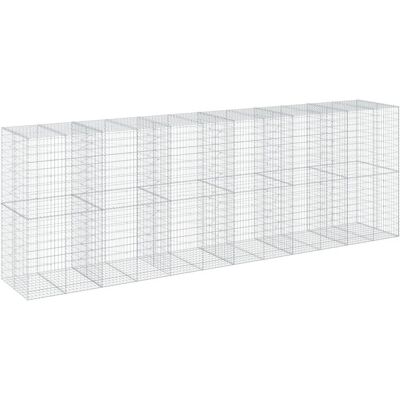 vidaXL Galwanizowana kosz gabionowy 600x100x200 cm - Dekoracja na zewnątrz vidaXL Galwanizowana kosz gabionowy 600x100x200 cm - Dekoracja na zewnątrz