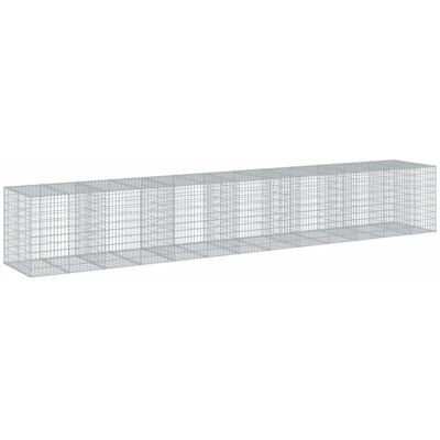 Kosz na gabiony z pokrywą - 650x100x100 cm - Dekoracja zewnętrzna Kosz na gabiony z pokrywą - 650x100x100 cm - Dekoracja zewnętrzna