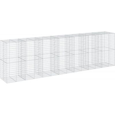 vidaXL Gabion z żelaza galwanizowanego 700x100x200 cm vidaXL Gabion z żelaza galwanizowanego 700x100x200 cm