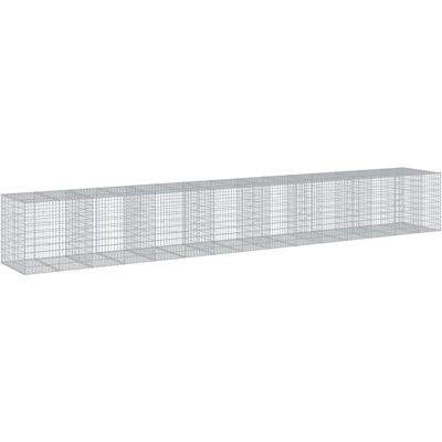 vidaXL Ocynkowane żelazo gabion 750x100x100 cm - Podniesione łóżko vidaXL Ocynkowane żelazo gabion 750x100x100 cm - Podniesione łóżko