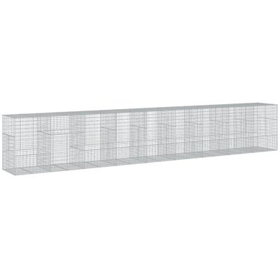 vidaXL Galwanizowana kosz gabionowy 900x100x150cm vidaXL Galwanizowana kosz gabionowy 900x100x150cm