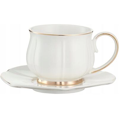 Villa Italia Filiżanka Porcelanowa 200 Ml Ze Spodkiem Sandrine Villa Italia Filiżanka Porcelanowa 200 Ml Ze Spodkiem Sandrine