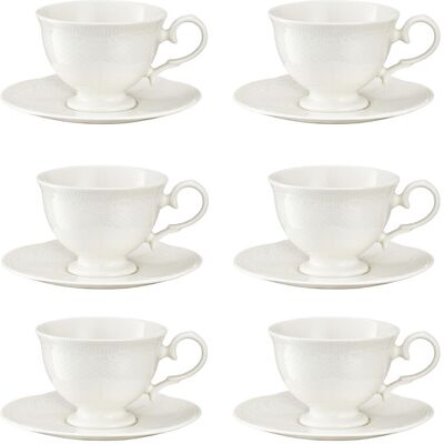 Villa Italia Komplet Filiżanek Do Herbaty 240 Ml 6 Sztuk Niobe Villa Italia Komplet Filiżanek Do Herbaty 240 Ml 6 Sztuk Niobe