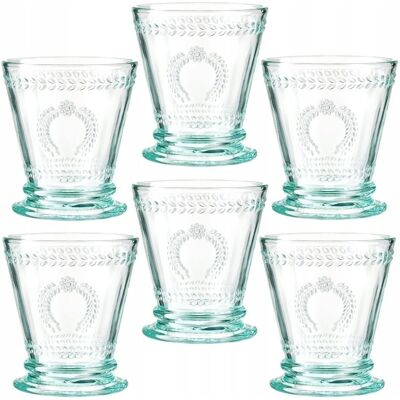 VILLA ITALIA Zestaw szklanek turkusowych 240 ml 6 sztuk MERIDA SMK VILLA ITALIA Zestaw szklanek turkusowych 240 ml 6 sztuk MERIDA SMK