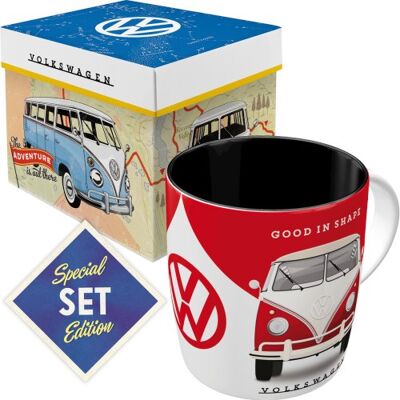 ART Volkswagen T1 Bulik Kubek Retro Ceramiczny Prezent W Pudełku Vw ART Volkswagen T1 Bulik Kubek Retro Ceramiczny Prezent W Pudełku Vw