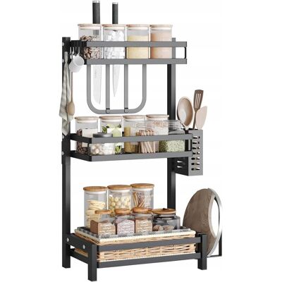 Inny producent Wielofunkcyjny stojak na przyprawy NETEL 3 poziomy organizer Inny producent Wielofunkcyjny stojak na przyprawy NETEL 3 poziomy organizer