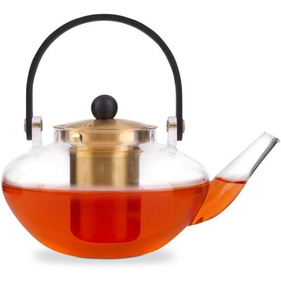 Vialli Design Zaparzacz do herbaty 800 ml Eva złoty 1623 Vialli Design Zaparzacz do herbaty 800 ml Eva złoty 1623