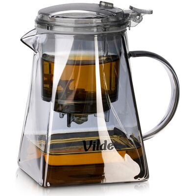 Artemis Zaparzacz Dzbanek z Zaparzaczem Przelewowy do Parzenia Herbaty Ziół 730 ml Artemis Zaparzacz Dzbanek z Zaparzaczem Przelewowy do Parzenia Herbaty Ziół 730 ml