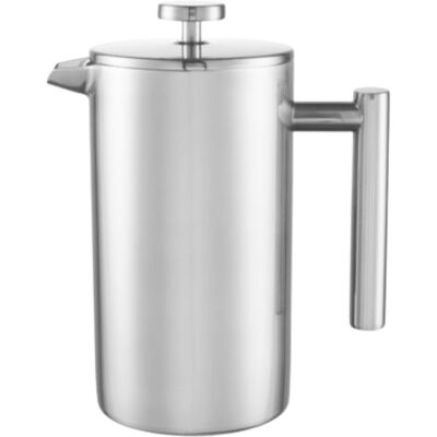 Zaparzacz French Press 1000 Ml Srebrny Barista DUKA Zaparzacz French Press 1000 Ml Srebrny Barista DUKA