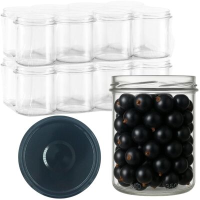 nieznany producent ZESTAW 16x SŁOIK SZKLANY 350 ML Z CZARNYM WIECZKIEM TO82 – MIÓD, DŻEM nieznany producent ZESTAW 16x SŁOIK SZKLANY 350 ML Z CZARNYM WIECZKIEM TO82 – MIÓD, DŻEM