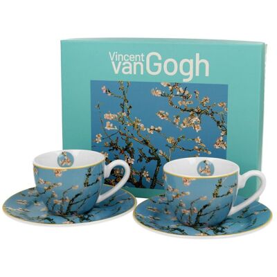 DUO Zestaw 2 Filiżanek Espresso 90 Ml Van Gogh Almond Blossom DUO Zestaw 2 Filiżanek Espresso 90 Ml Van Gogh Almond Blossom