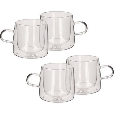 Zestaw 2X Szklanki Cembra Z Podwójną Ścianką 2Szt. 260 Ml Homla Zestaw 2X Szklanki Cembra Z Podwójną Ścianką 2Szt. 260 Ml Homla