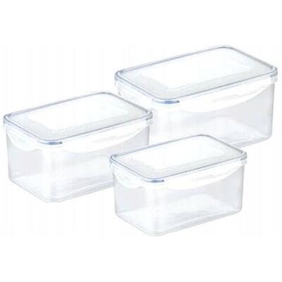 Tescoma Zestaw 3 pojemników FRESHBOX: 0,9l, 1,6l, 2,4l, głębokie modele Tescoma Zestaw 3 pojemników FRESHBOX: 0,9l, 1,6l, 2,4l, głębokie modele