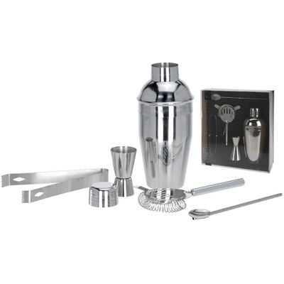 EH Excellent Houseware Zestaw barmański, srebrny, 5 elementów EH Excellent Houseware Zestaw barmański, srebrny, 5 elementów