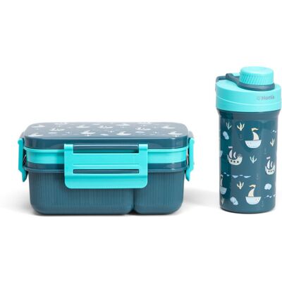 Zestaw lunchbox CAIRO granatowy z kubkiem 1,8l + 500 ml HOMLA Zestaw lunchbox CAIRO granatowy z kubkiem 1,8l + 500 ml HOMLA